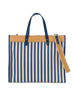 Emanuela Biffoli Borsa tote righe Emanuela Biffoli