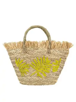 Emanuela Biffoli Borsa pink / lime Palm Emanuela Biffoli